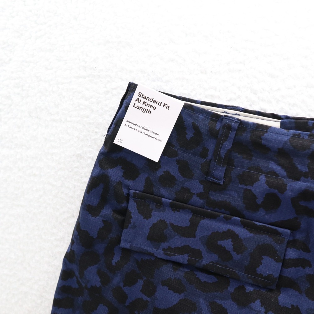 Nike Shorts Mens 32 Blue Black SB Kearny Cargo Leopard Print AOP Ripstop Skater - Picture 5 of 16